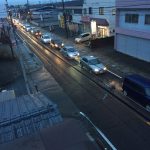 【画像】命の危機が迫ってても道交法をきちんと守って渋滞に並ぶ日本人